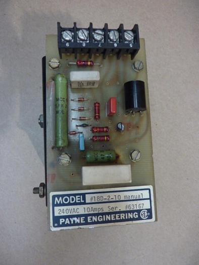 Used PAYNE ENGINEERING Power Control 18D-2-10 #35859
