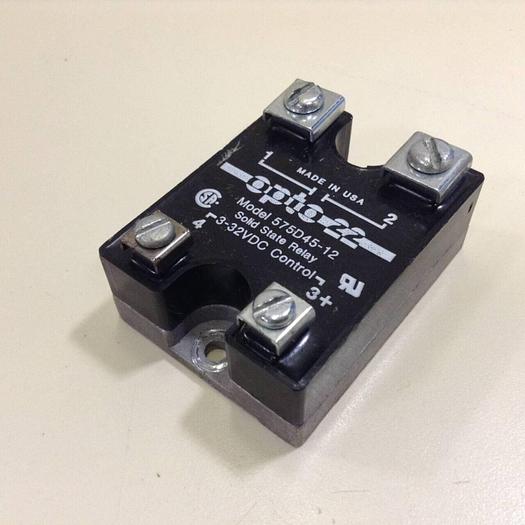 Used OPTO 22 Solid State Relay 575D45-12 #98080