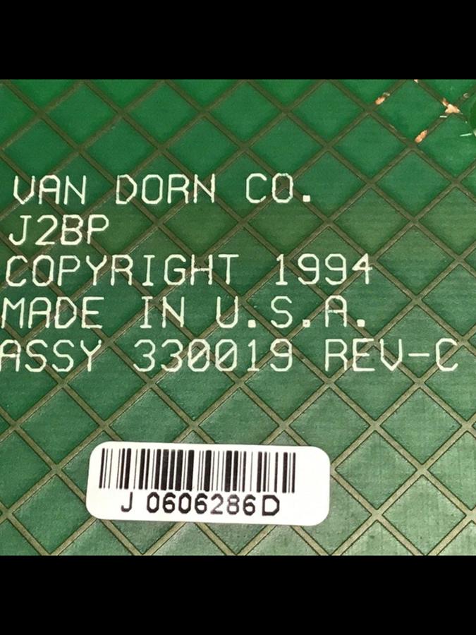 Used VAN DORN Circuit Board 330019 PC330-019 330-019 Used #145212