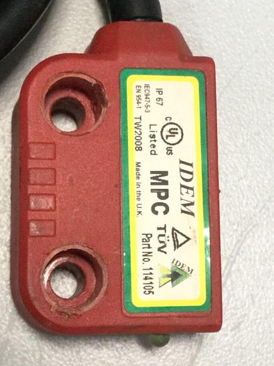 Used IDEM SAFETY SWITCHES Coded Miniature Switch 114105 #103710