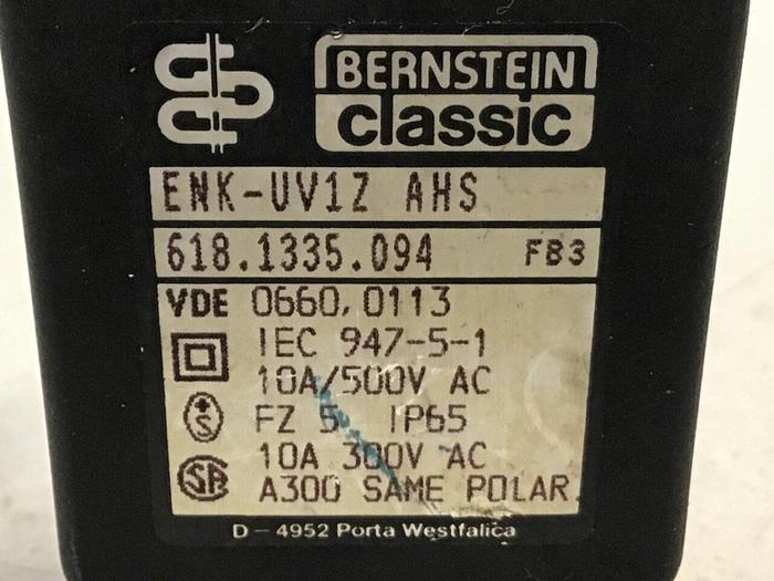Used BERNSTEIN Limit Switch ENK-UV1Z AHS Used