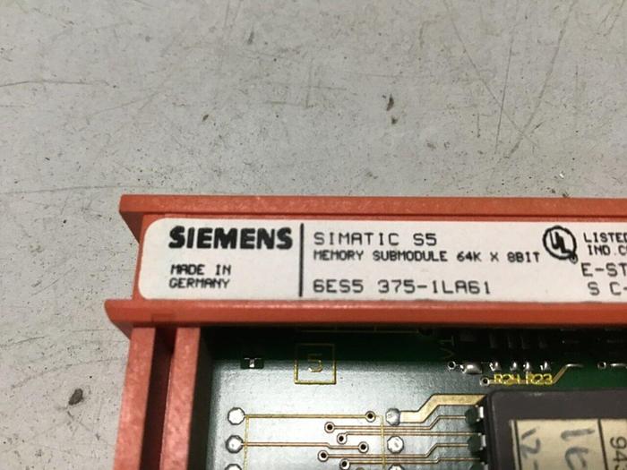 Used SIEMENS SIMATIC S5 Memory Submodule 6ES5 375-1LA61 #112249