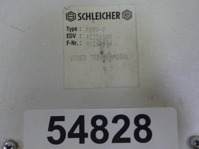 Used SCHLEICHER Video Driver Module PDBV-V #54828
