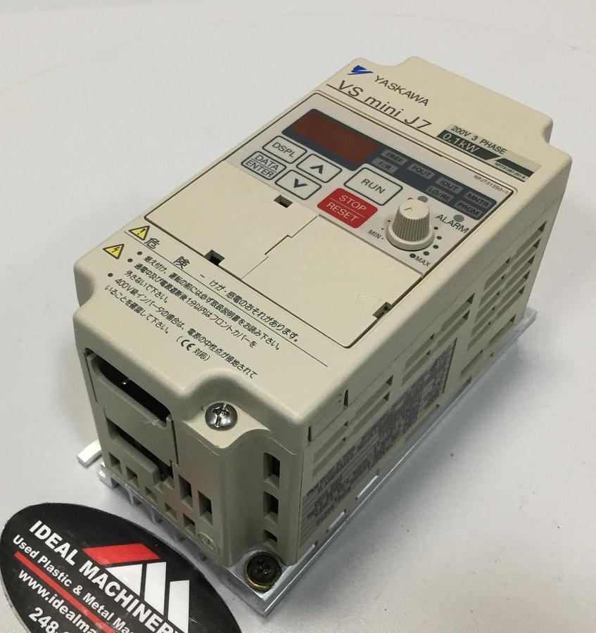 Used YASKAWA VS Mini J7 Inverter CIMR-J7AA20P1 USED