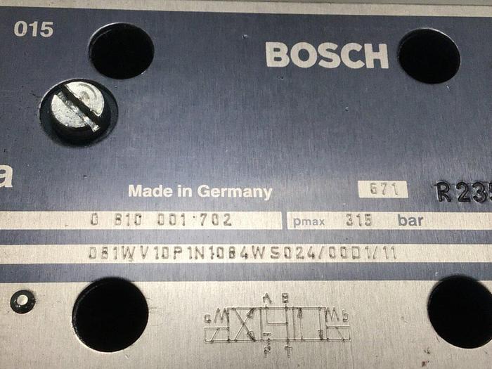 Used BOSCH Valve 0 810 001 702 #115857