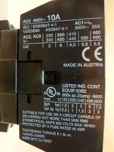 Used IMO Contactor MC10-S-10 #33223