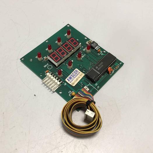 Used OAK LED Indicator w/ Ribbon Cable C-2492-D-3075 #96159