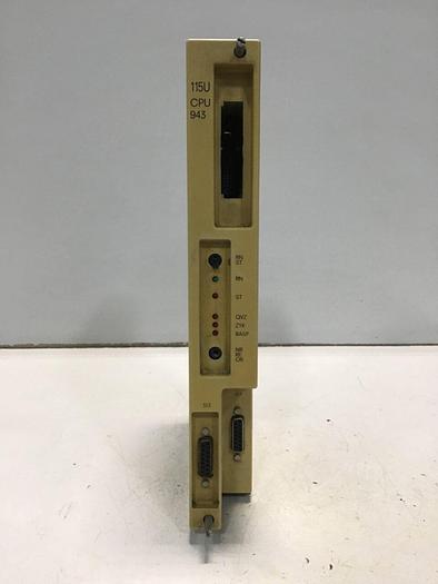 Used SIEMENS Central Processing Unit 6ES5 943-7UA22 #133316
