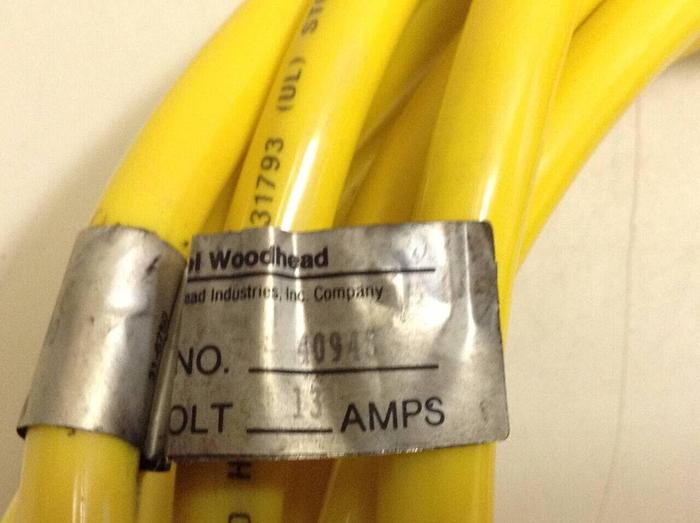 Used WOODHEAD CONNECTIVITY / BRAD HARRISON Cable 40945 #67978