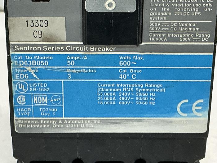 Used SIEMENS ED63B050