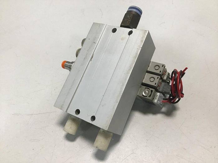Used SMC Solenoid Valve & Manifold SY3140-5GZ #114791