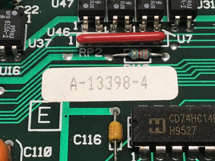 Used BARBER COLMAN Temp Control Circuit Board A-13398-4 Used