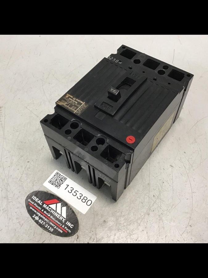 Used GENERAL ELECTRIC / GE 100 Amp Circuit Breaker TED136100 Used