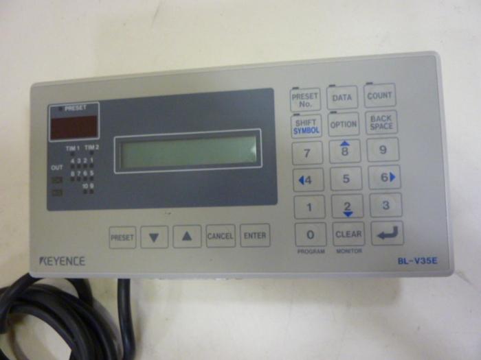Used KEYENCE CORP Barcode Display Interface BL-V35E #58062