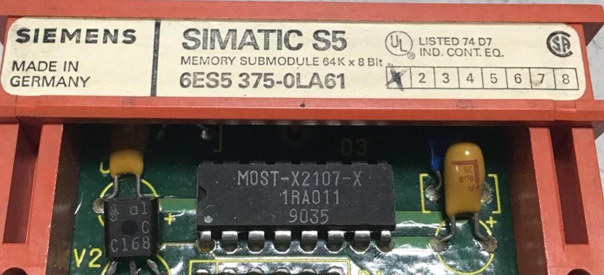 Used SIEMENS Memory Submodule 6ES5 375-0LA61 USED