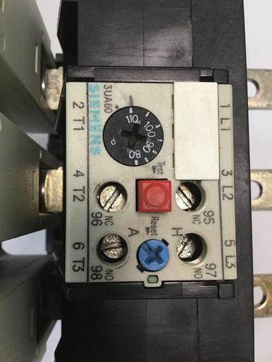 Used SIEMENS Overload Relay 3UA60 00-2X 80-110A #101776