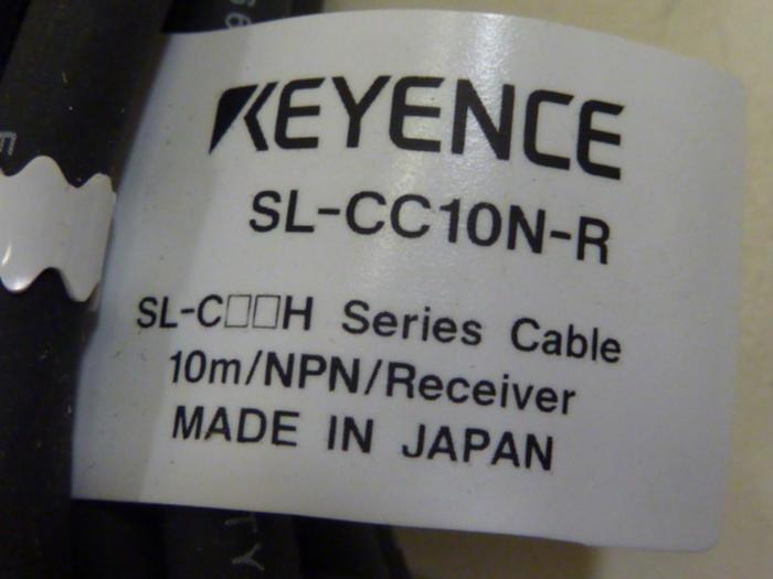 Used KEYENCE CORP Receiver Cable SL-CC10N-R #52404