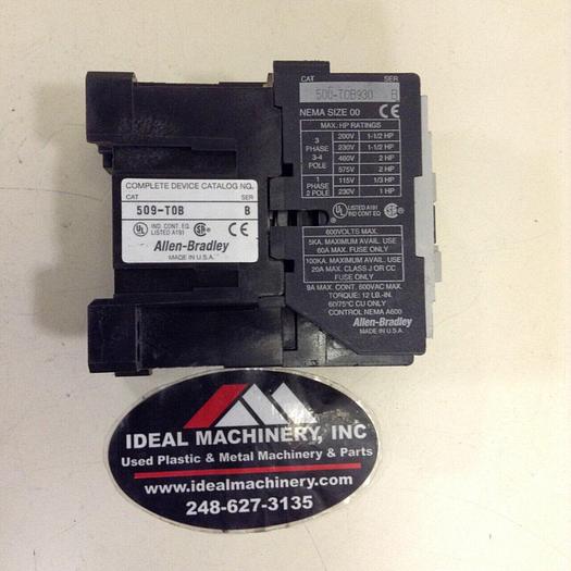 Used ALLEN BRADLEY Contactor 500-T0B930 SER B #76024