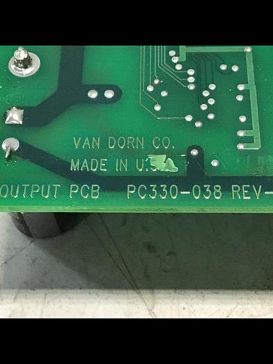 Used VAN DORN Pathfinder DC Output Board PC330-038 Used