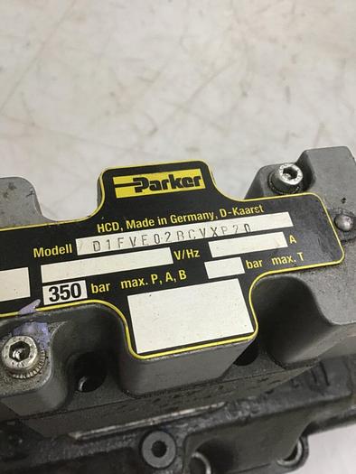 Used PARKER Proportional Valve D1FVE02BCVXP20 Used