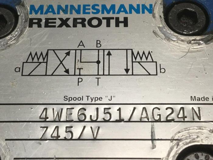 Used REXROTH Directional Valve 4WE6J51AG24N745V #105734