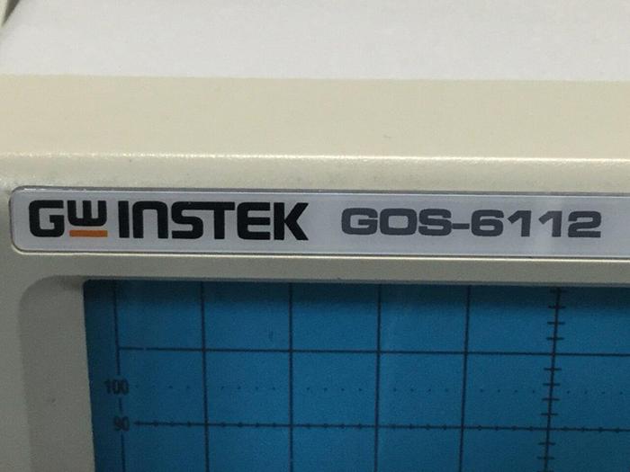 Used GW INSTEK Oscilloscope GOS-6112 #107447
