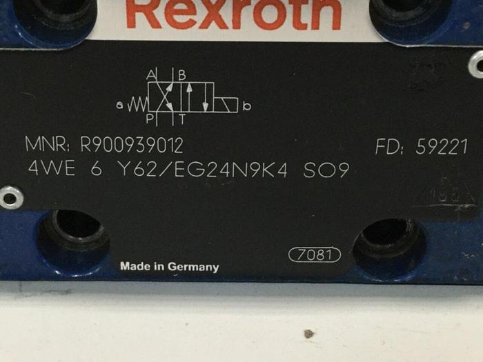 Used REXROTH Valve 4WE6Y62/EG24N9K4SO9 #109478
