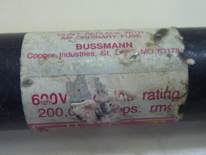 Used FUSETRON 3 2/10 Amp Fuse FRS-R-3-2/10 #47414