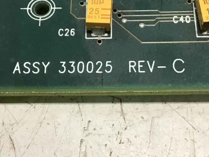 Used VAN DORN Analog Circuit Board 330025 PC330-025 Used