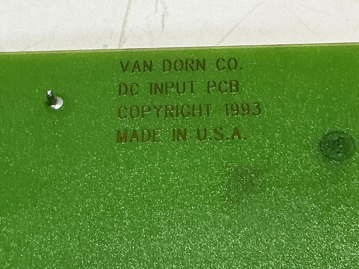Used VAN DORN 330037 REV-C