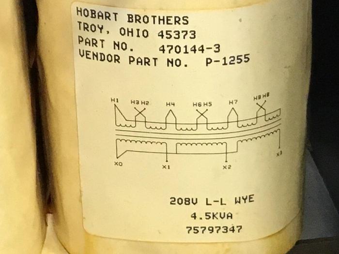 Used GRAND TRANSFORMERS 4.5 kVA Transformer 470144-3 #76529