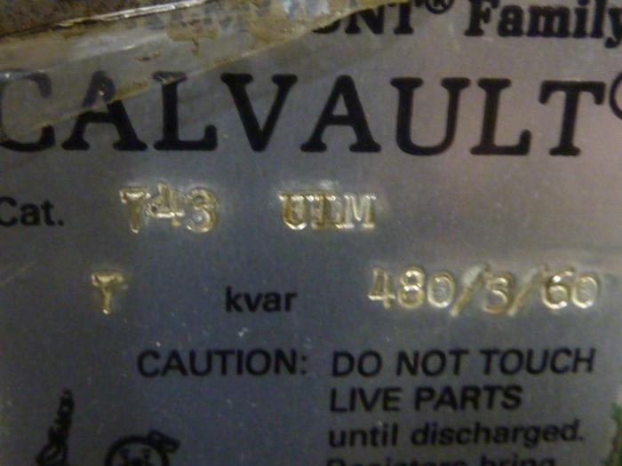 Used CALMOUNT Capacitor 743 ULM Used