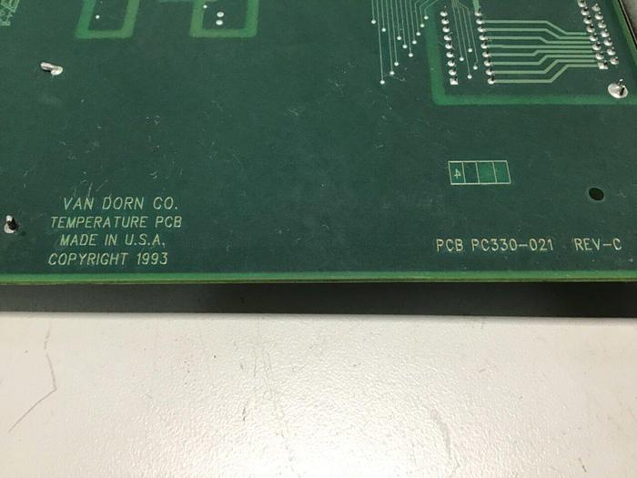 Used VAN DORN Temperature Circuit Board PC330-021 330-021 Used