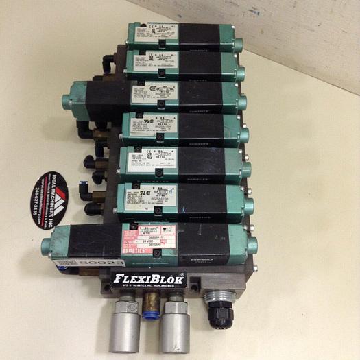Used NUMATICS Control Block w/ Valves 082SA415M #80023