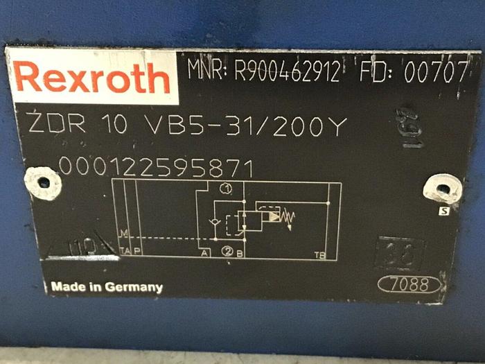Used REXROTH Valve ZDR10VB531/200Y #137325