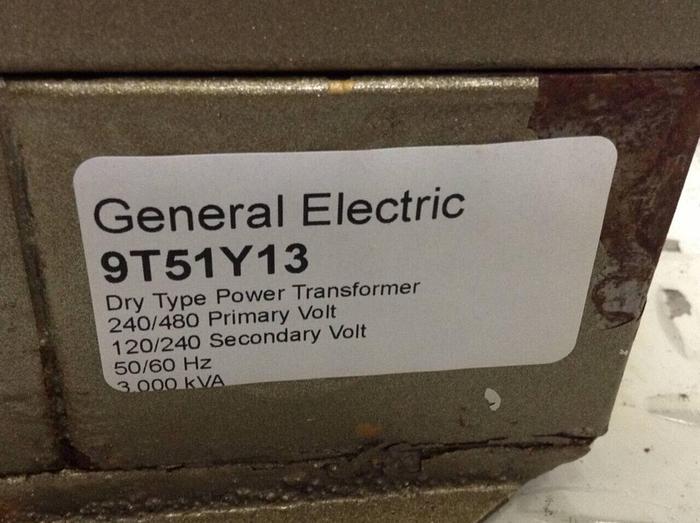 Used GENERAL ELECTRIC (G.E.) 3.000 kVA Transformer 9T51Y13 #84129