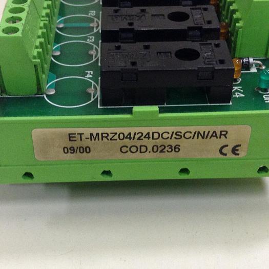 Used EUROTEK Breakout Board ET-MRZ04/24DC/SC/N/AR #82752