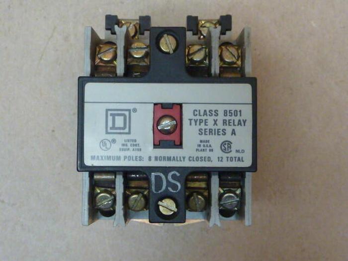 Used SQUARE D Industrial Control Relay 8501-X0 40 USED #32775