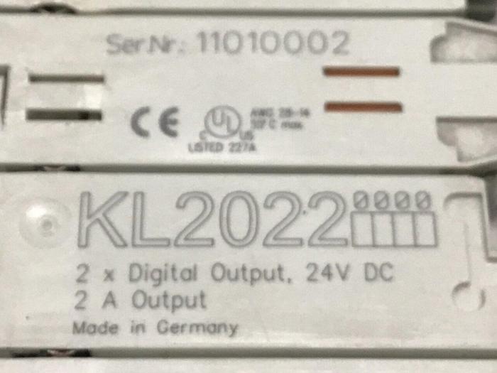 Used BECKHOFF Digital Output Module KL2022 #125210