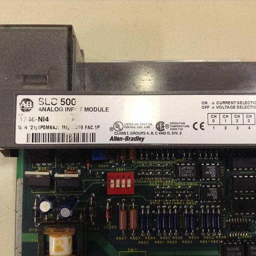 Used ALLEN BRADLEY Analog Input Module 1746-NI4 USED