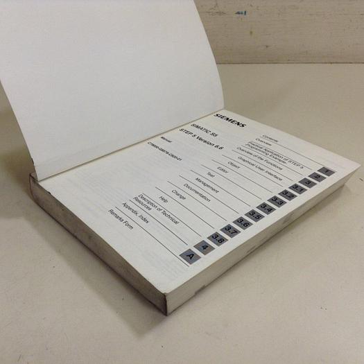 Used SIEMENS Manual C79000-G8576-C820-01 #70902