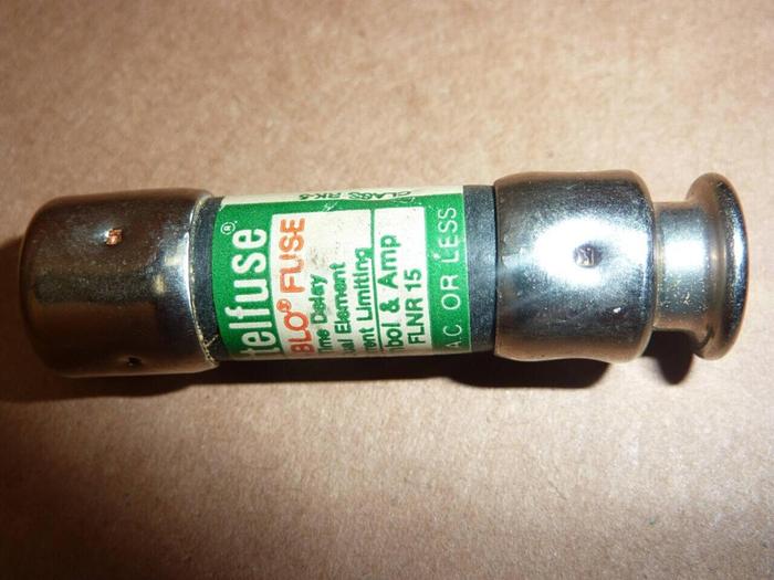 Used LITTELFUSE 15 Amp Fuse FLNR-15 USED