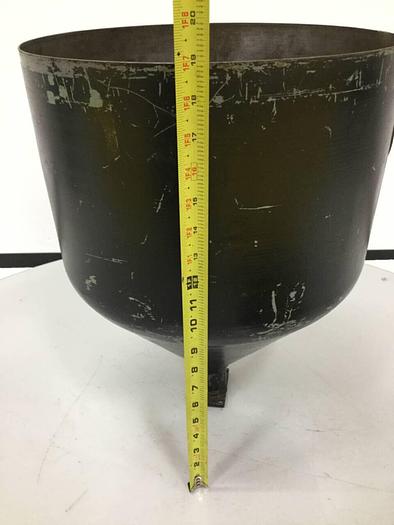 Used METAL FABRICATOR Hopper w/ Lid HOPPER554 #91554