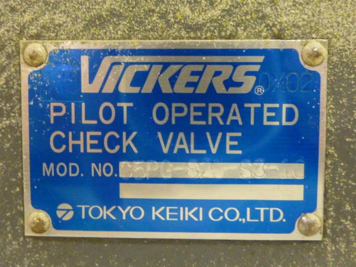 Used VICKERS Pilot Operated Check Valve C5PG825S310 #66063