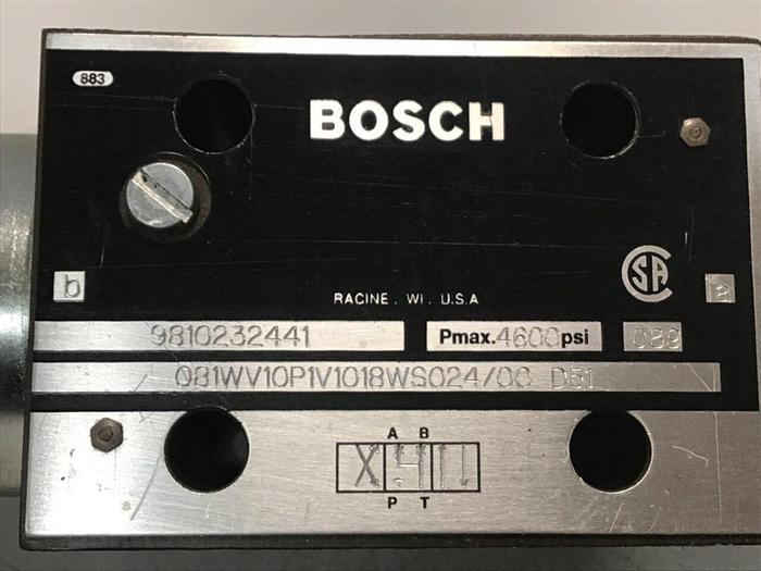 Used BOSCH Valve 081WV10P1V1018 9810232441 Used