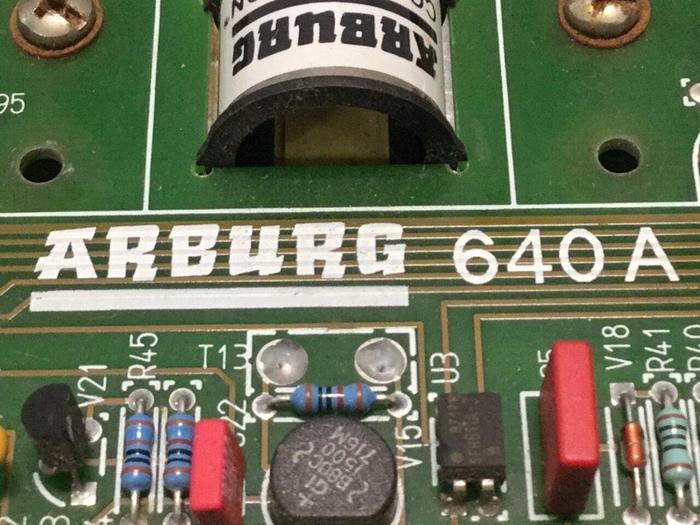 Used ARBURG Heater Band Control Circuit Board 640A #109398