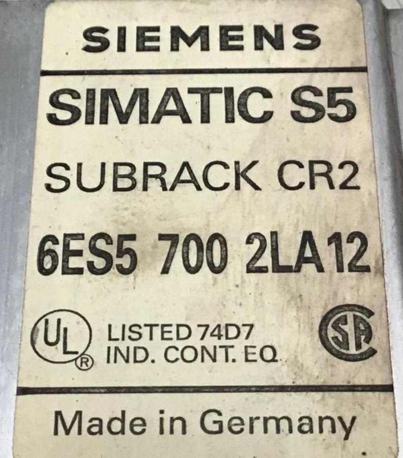 Used SIEMENS Rack Simatic S5 6ES5 700-2LA12 USED