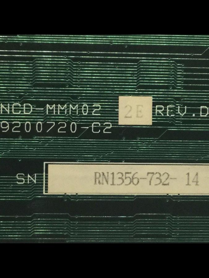 Used YASKAWA CNC Circuit Board JANCD-MMM02-2E REV D2 USED