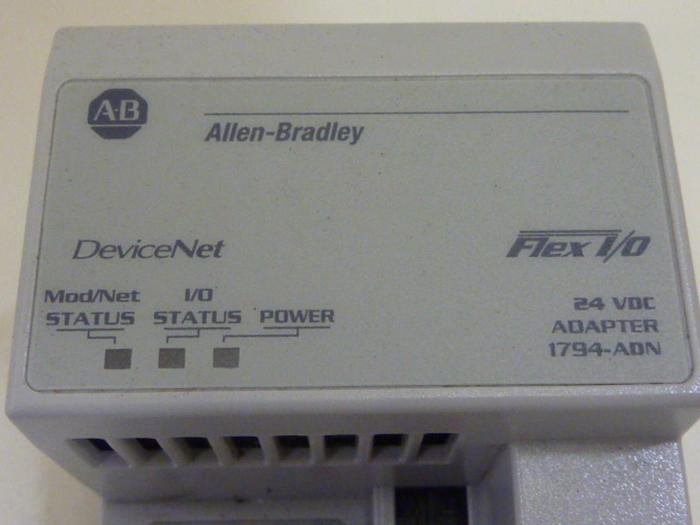 Used ALLEN BRADLEY Devicenet Adapter 1794-ADN SER B #60605