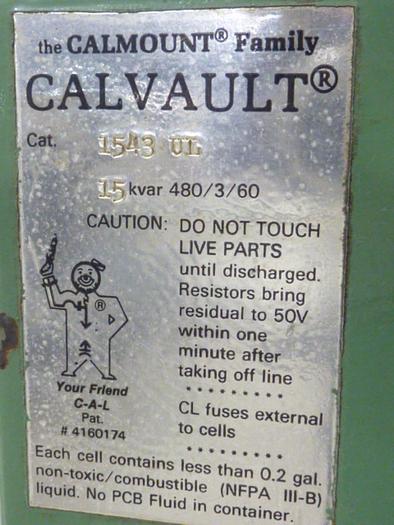 Used MYRON ZUCKER Capacitor 1543 UL #41730